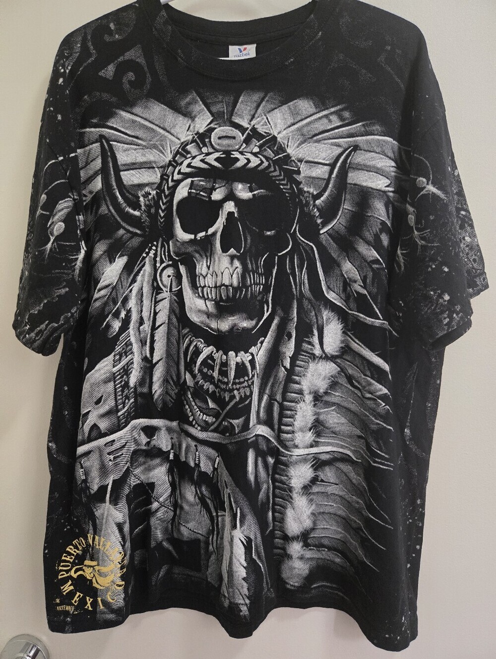 Mens Puerto Vallarta Skull TShirt